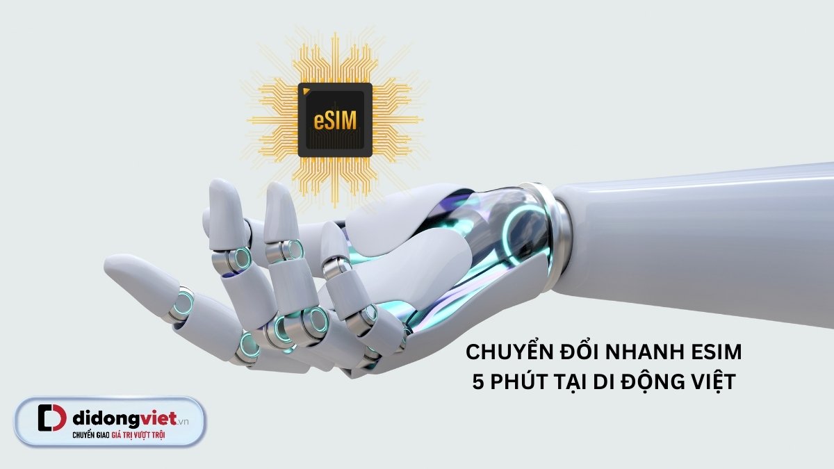 eSIM thuận tiện cho người đi công tác