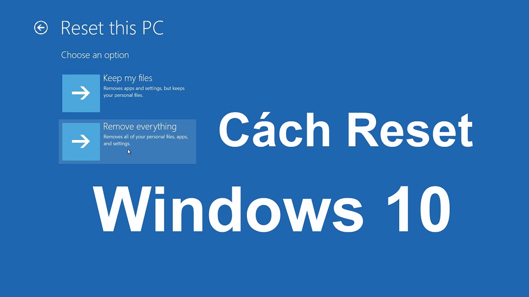Cài lại Windows sạch