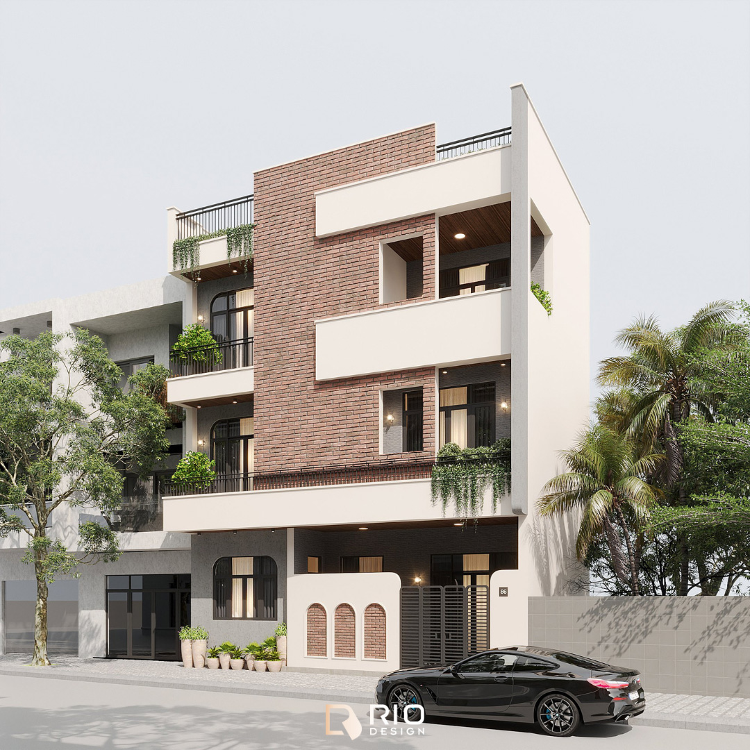 Nhà phố tối giản hiện đại