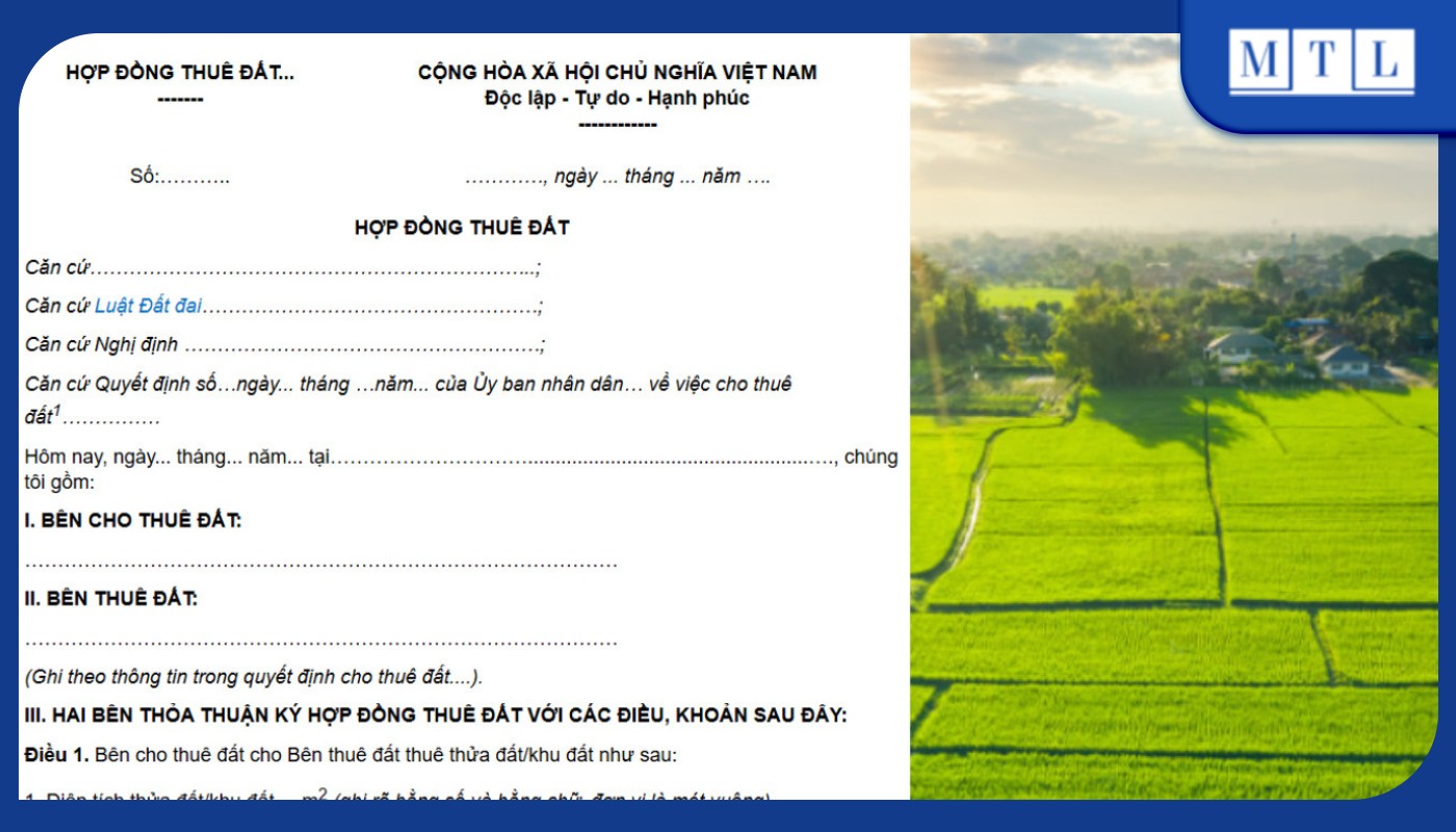 Hợp đồng thuê đất và hồ sơ pháp lý