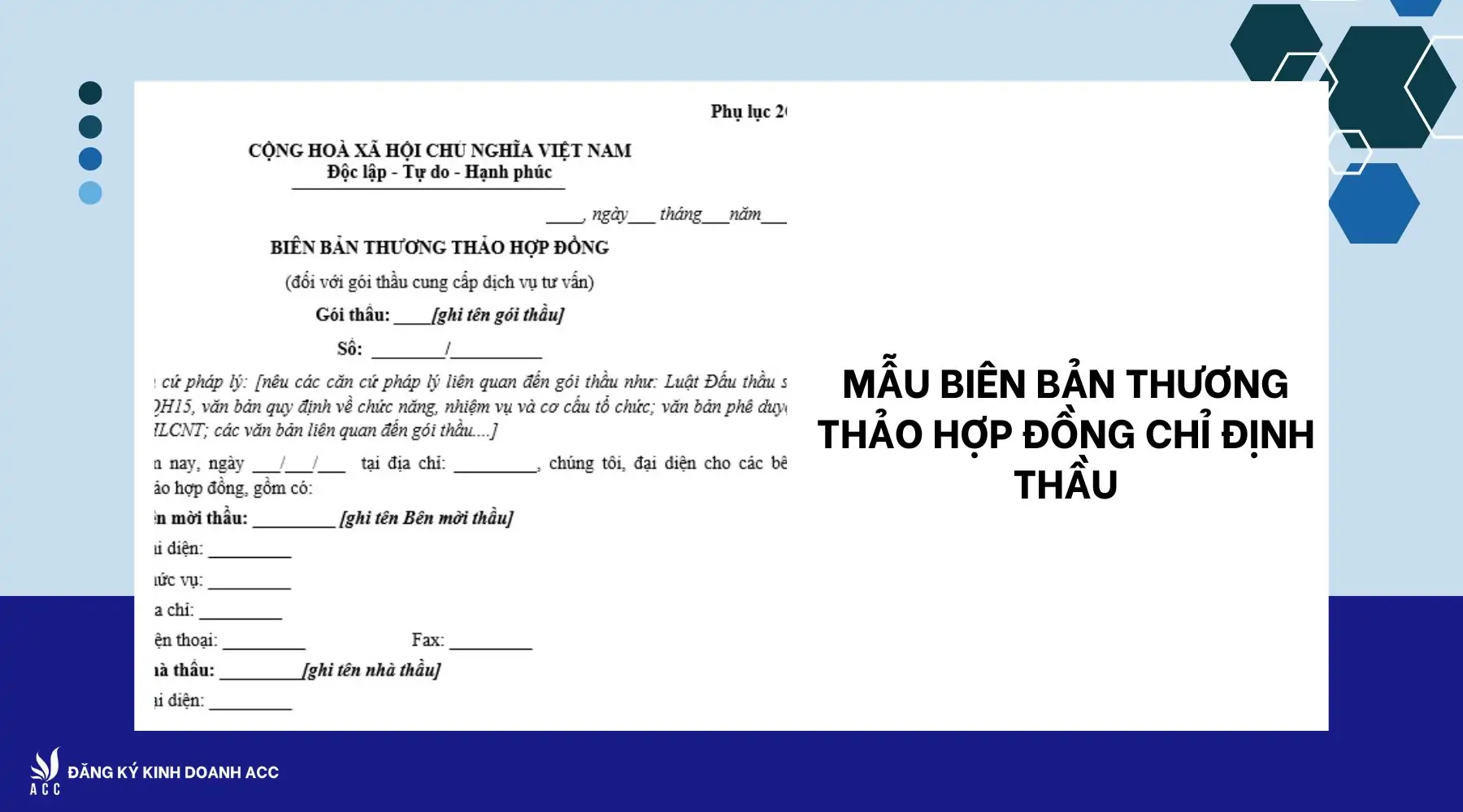 Bản thảo hợp đồng chuyển nhượng