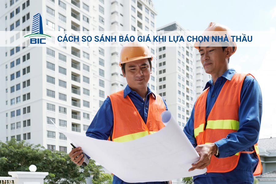 So sánh ba báo giá xây nhà