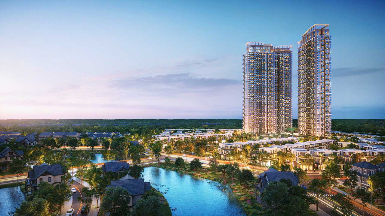 Phối cảnh tổng quan Sky Retreat Long An