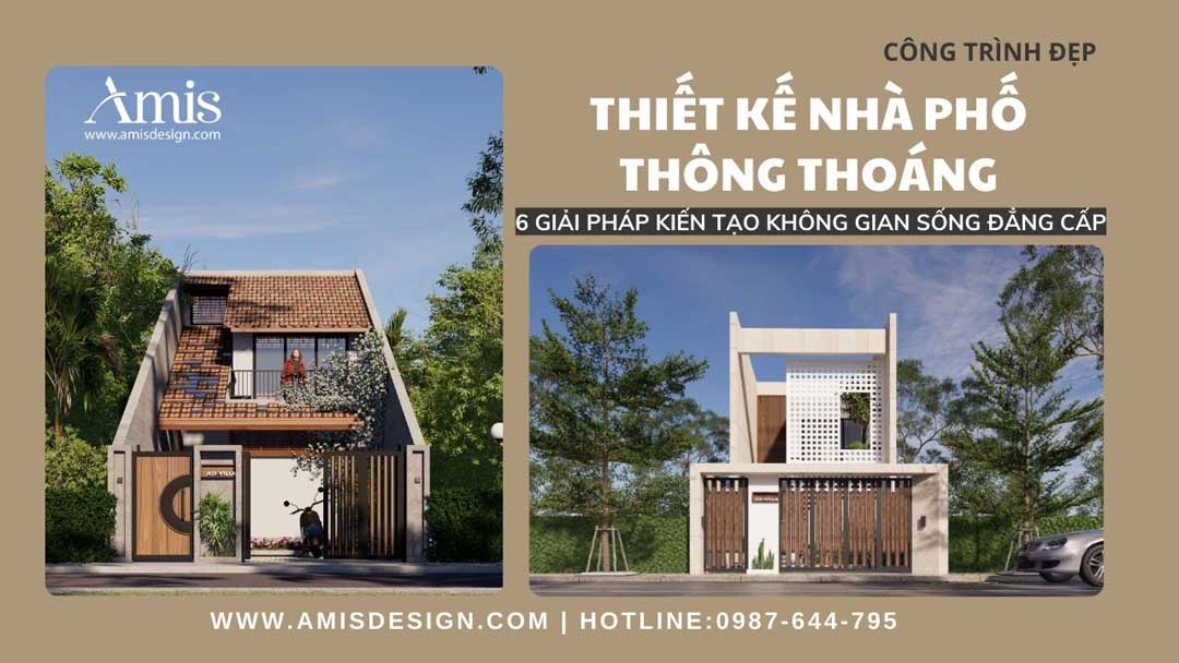 Không gian thoáng cho nhà phố
