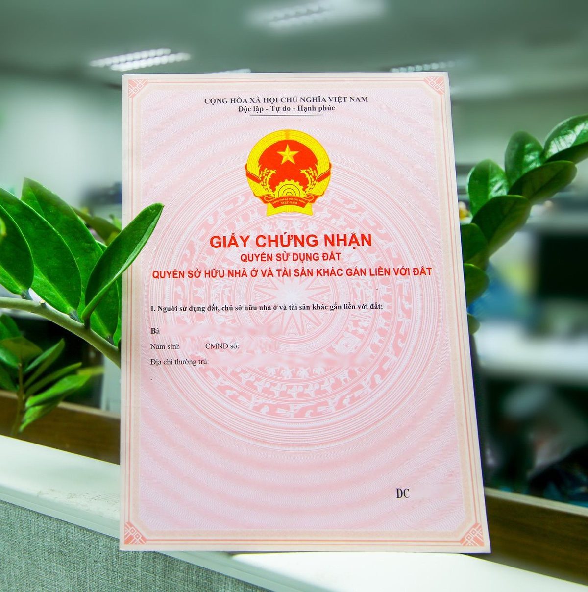 Hồ sơ sang tên sổ đỏ