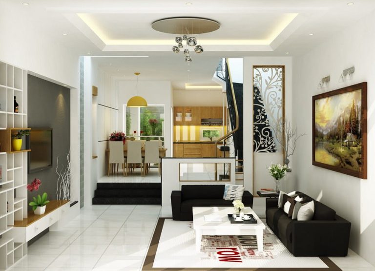 Mẫu phòng khách nhà phố