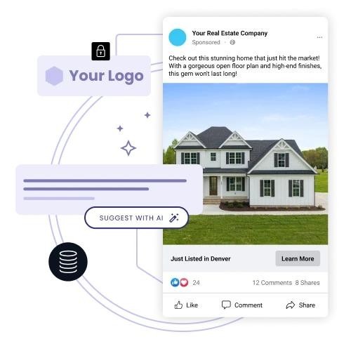 Định dạng quảng cáo Meta hiệu quả cho ngành bất động sản với video walkthrough và hình ảnh drone