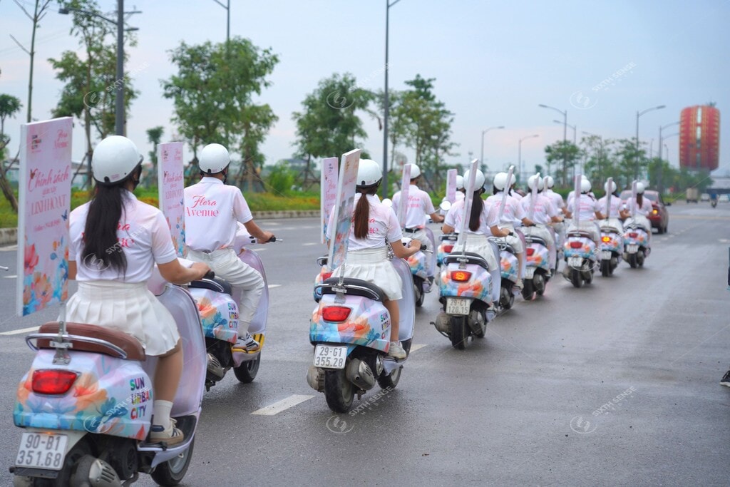 Đường cong Vespa trong nhà phố đa thế hệ