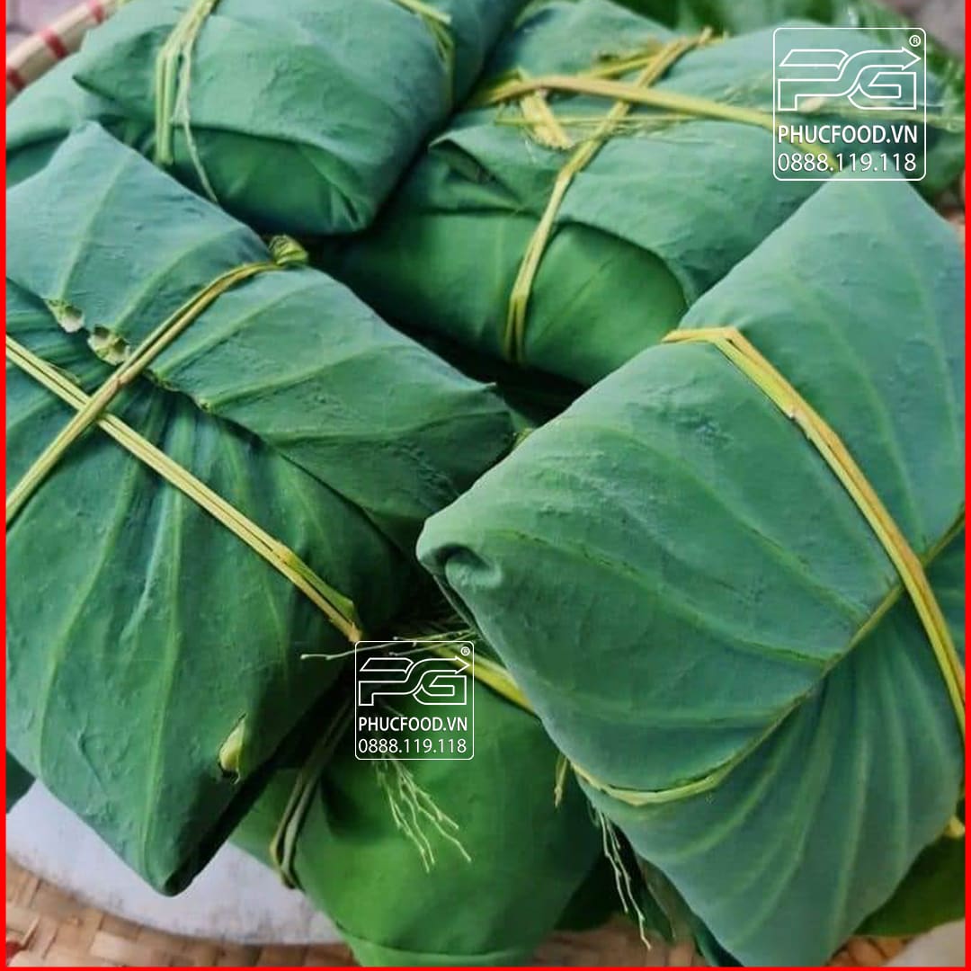 Cốm làng Vòng trong lá sen