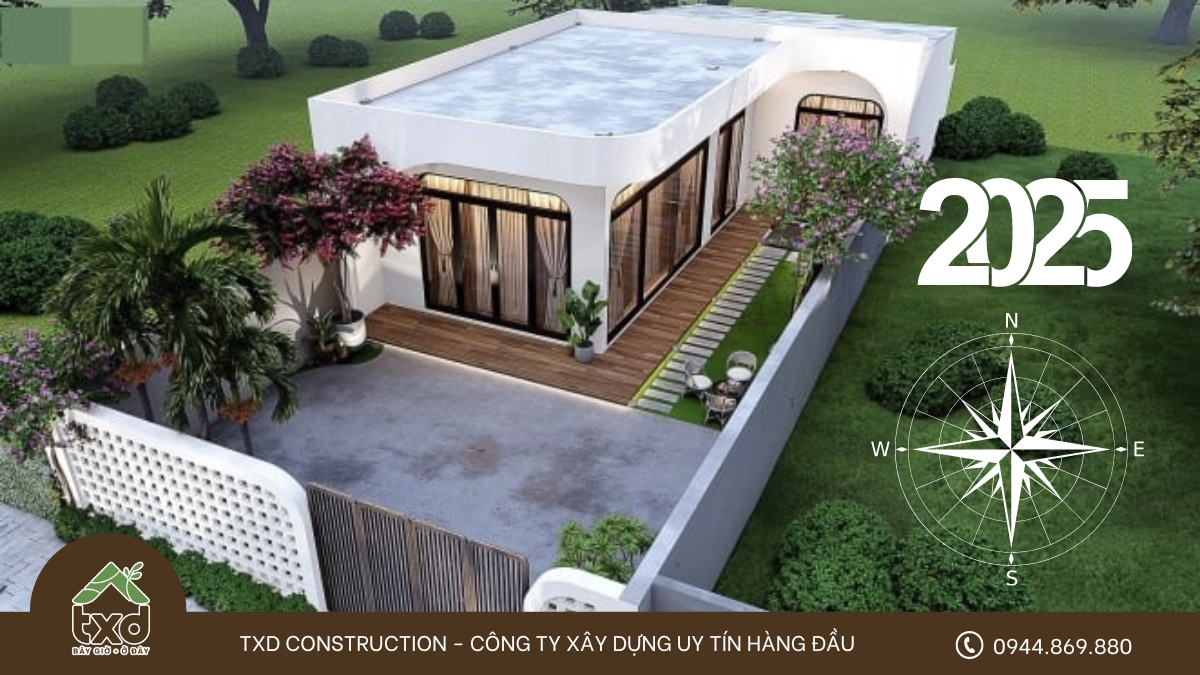 Ngôi nhà quay hướng hợp khí hậu