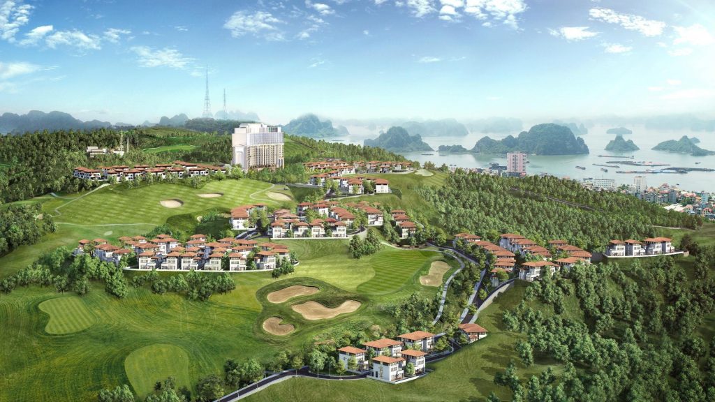 Phối cảnh FLC Hạ Long với sân golf 18 hố và khu nghỉ dưỡng 5 sao