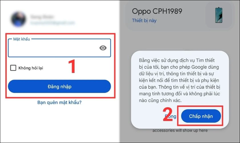 Ứng dụng Find My Device trong quản lý hành lý