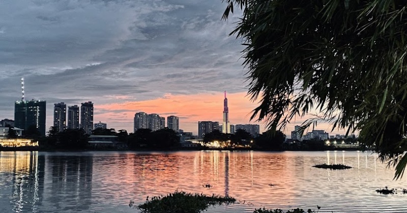 Khu vực phường Hiệp Bình nhìn từ trên cao