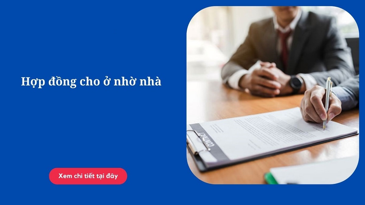 Trang hợp đồng và chữ ký