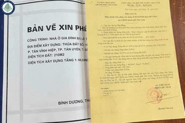 Bộ hồ sơ xin phép xây dựng