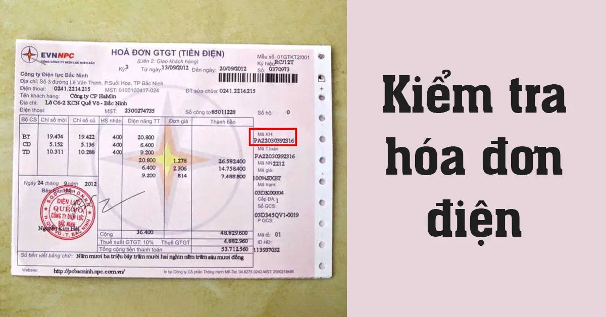 Kiểm tra thông báo phí
