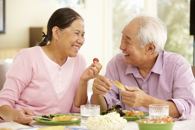 Bữa ăn cân bằng cho người cao tuổi