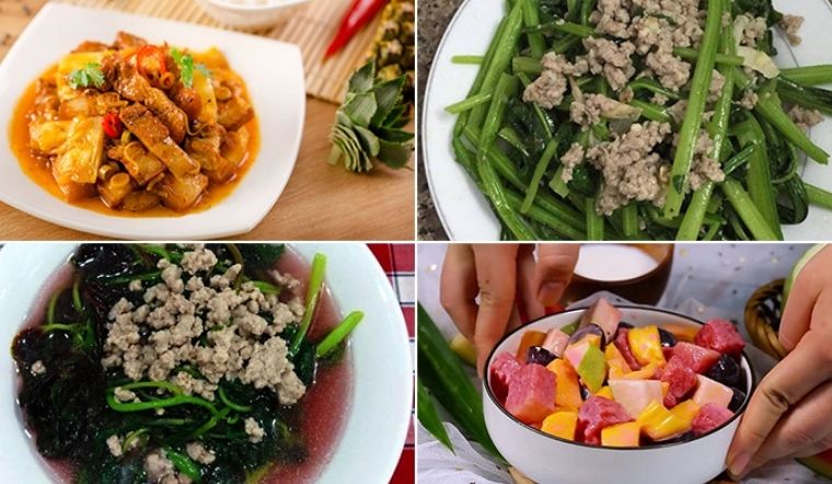 Mâm cơm cuối tuần đổi vị
