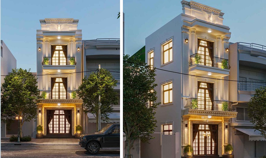 Nhà ống cải tạo chống nóng
