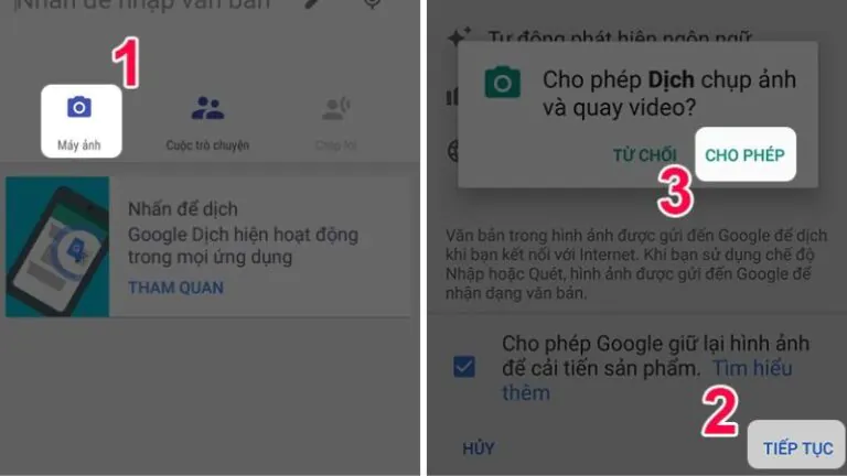 Học ngoại ngữ với Google Dịch trên laptop