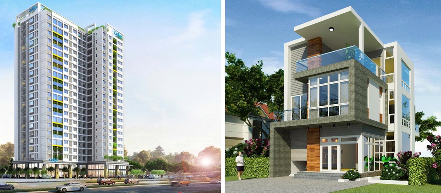 Nhà ở thật và căn hộ