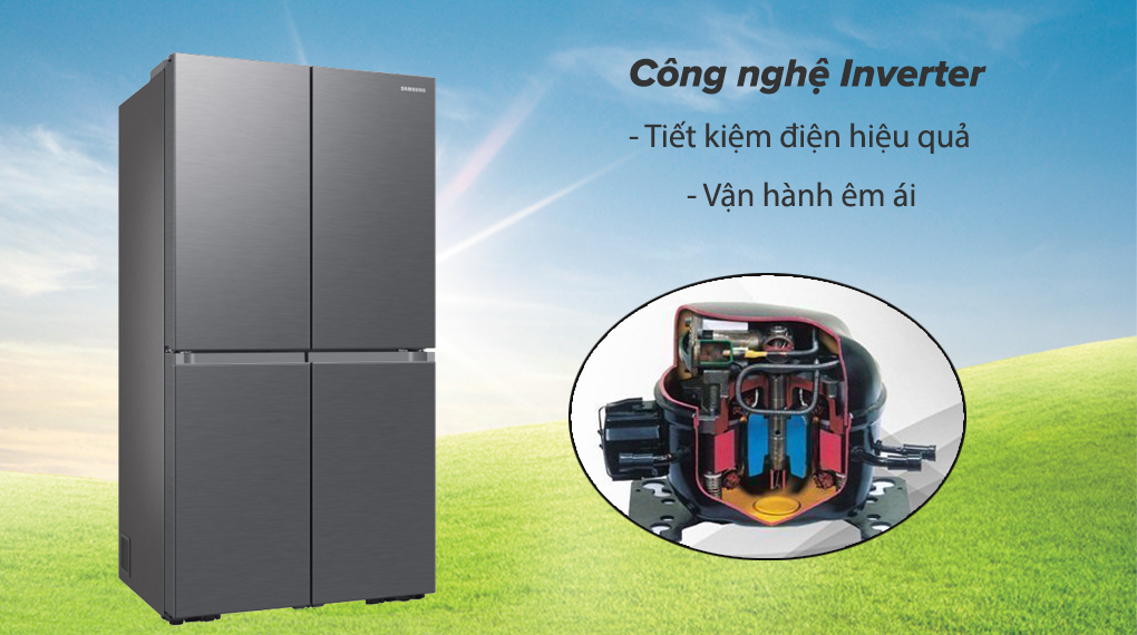 Tủ lạnh Inverter trong bếp hiện đại