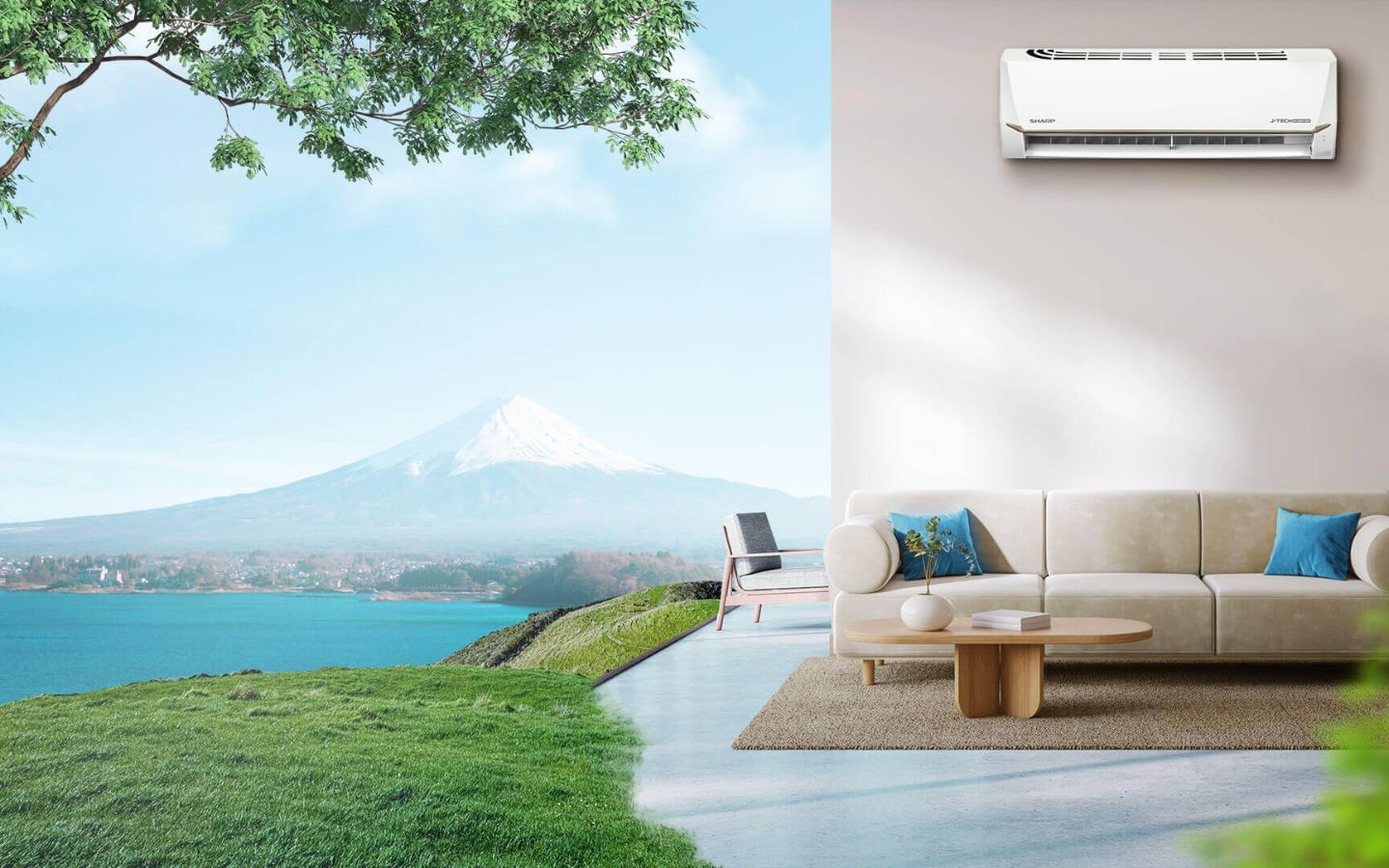 Máy trang bị chế độ gió tự nhiên, êm dịu