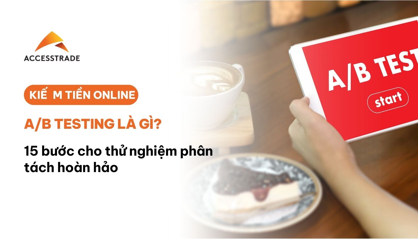 Giao diện thiết lập A/B test creative quảng cáo với các biến thể hình ảnh và nội dung