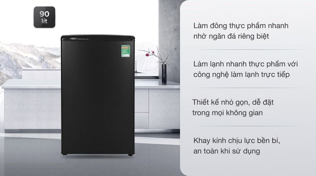 Tủ lạnh Aqua 90L AQR-D99FA