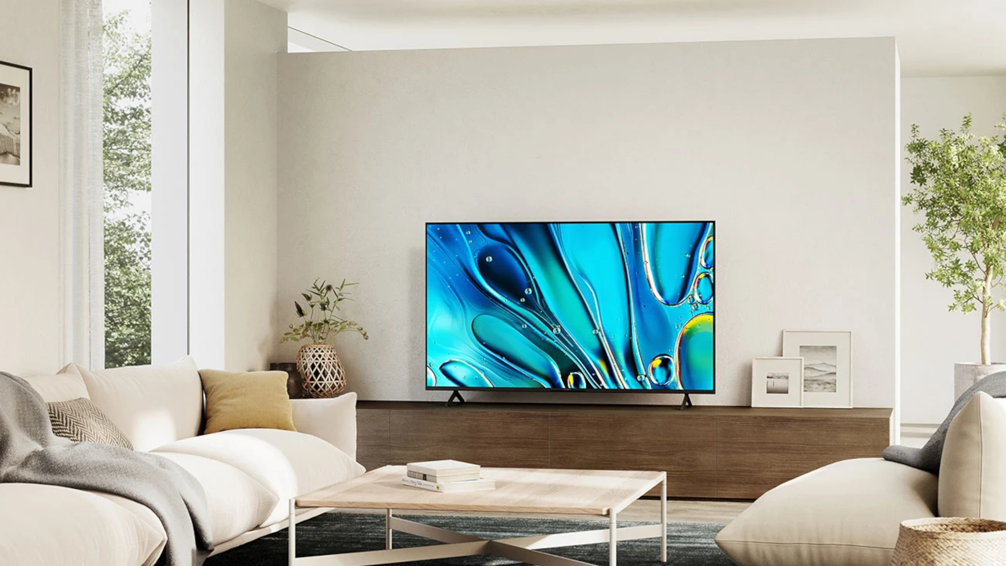 TV Sony trong phòng khách