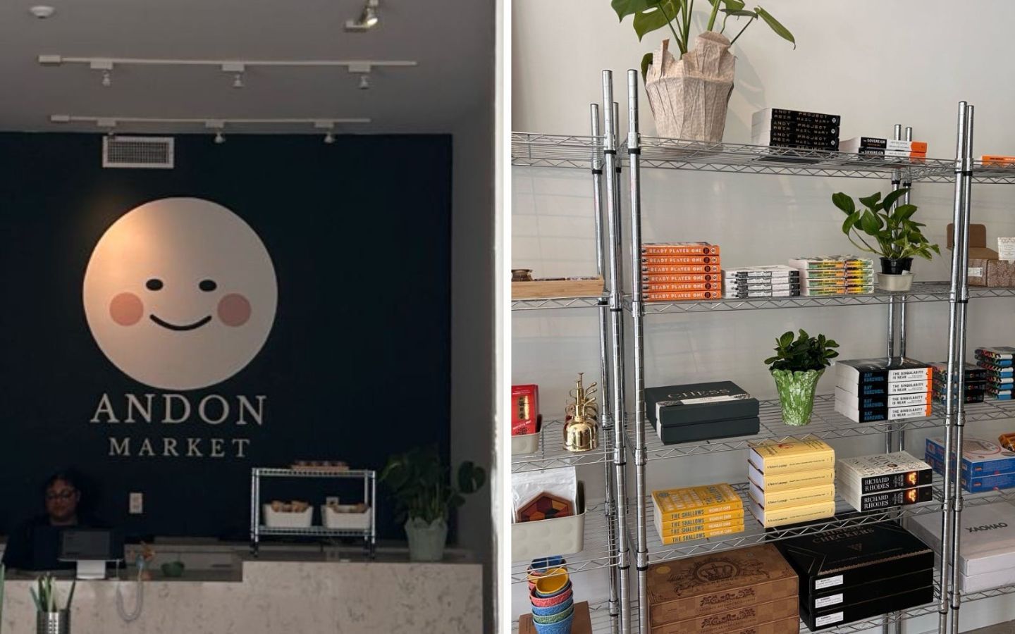 Cửa hàng boutique Andon Market với không gian hiện đại