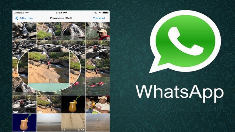 Chọn nhiều ảnh trên WhatsApp