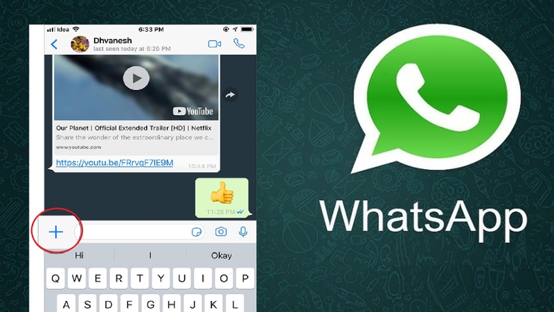 Màn hình chính WhatsApp