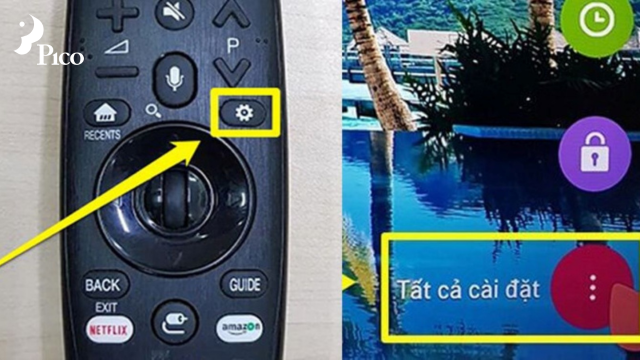 Vị trí xem mã model LG