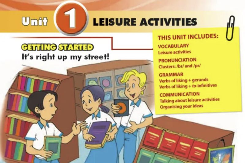 Học sinh ôn từ vựng lớp 8