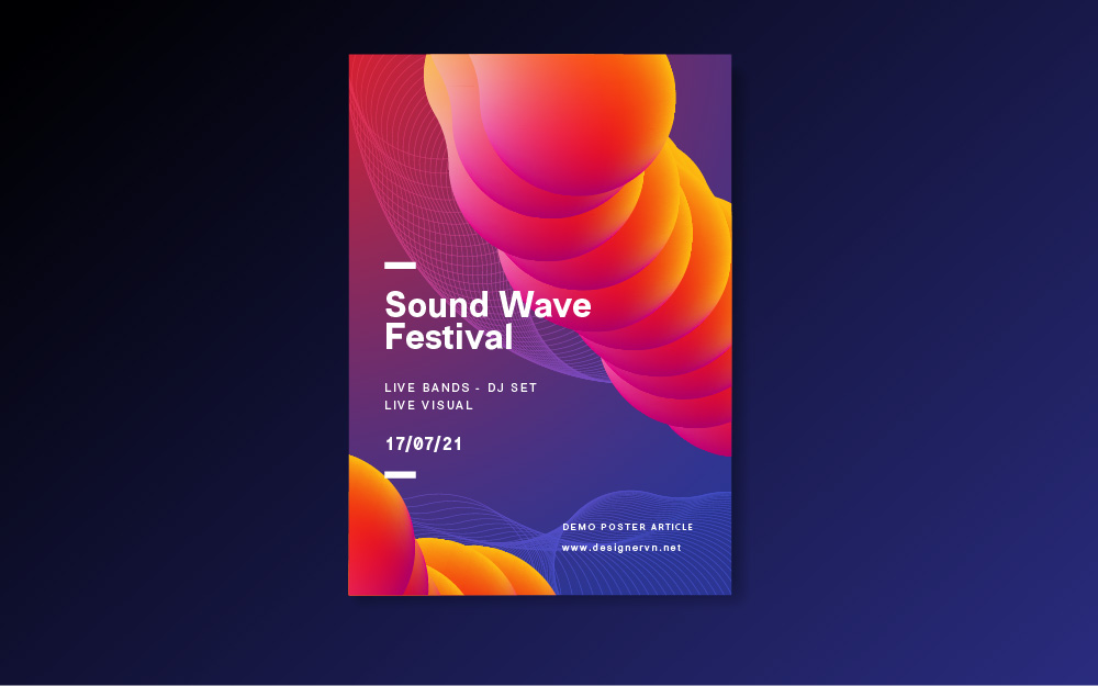 Sử dụng nhiều phông chữ khác nhau để làm phong phú thiết kế