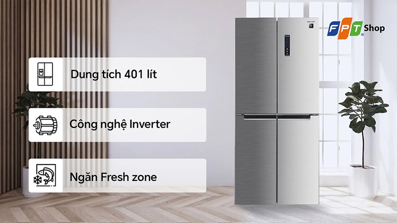 Tủ lạnh Sharp 4 cửa