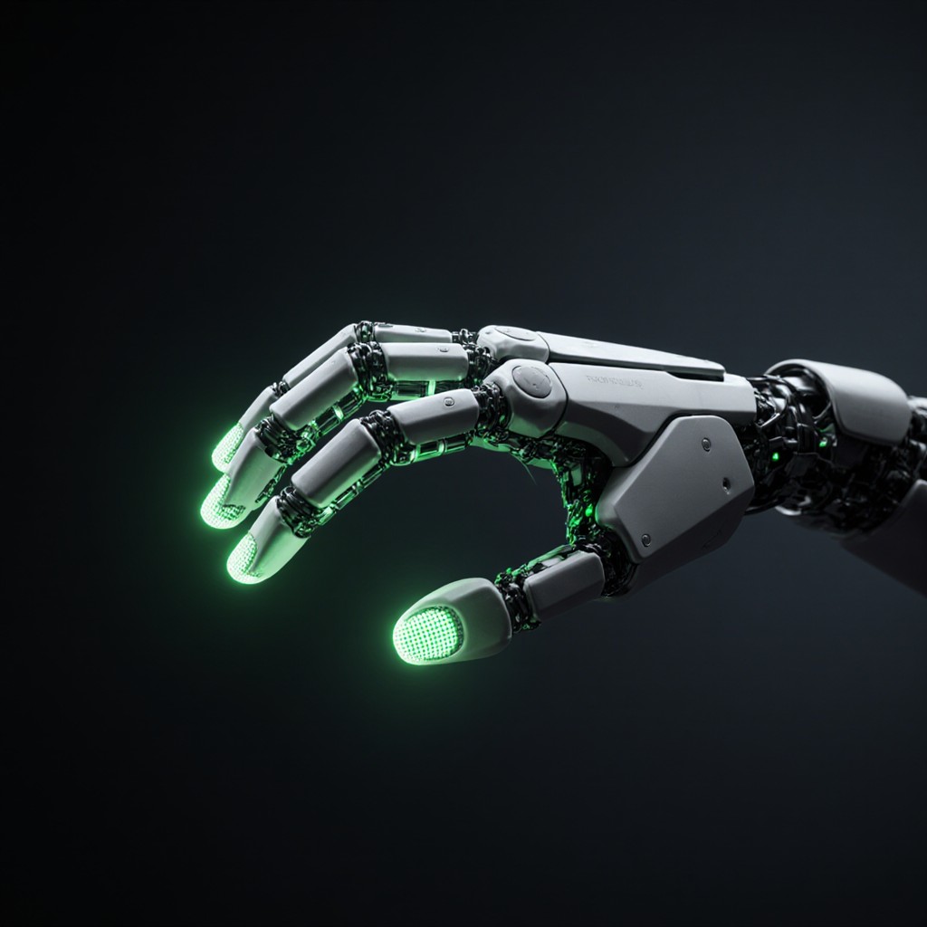 Cảm biến xúc giác tích hợp ở đầu ngón tay robot