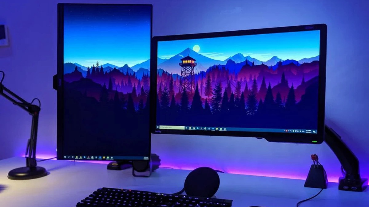 Màn hình chuyển đổi giữa độ phân giải QHD và HD