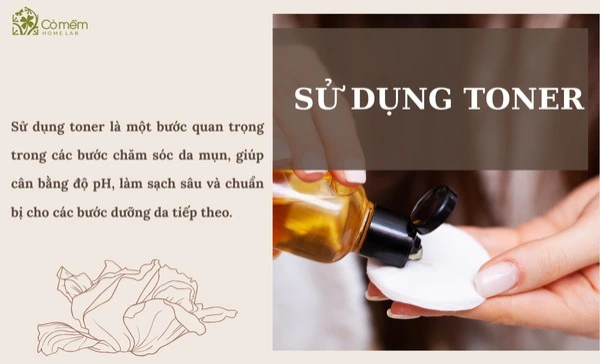 Toner cho da mụn