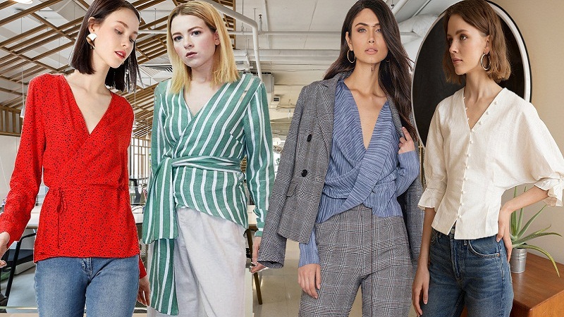 Trang phục công sở hiện đại với áo blazer và chân váy midi