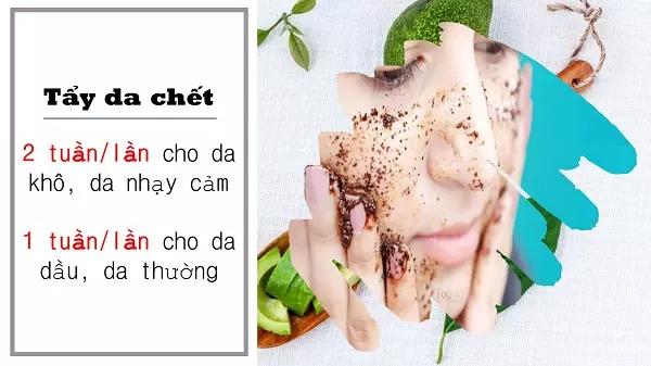 Bước tẩy tế bào chết trong quy trình chăm sóc da
