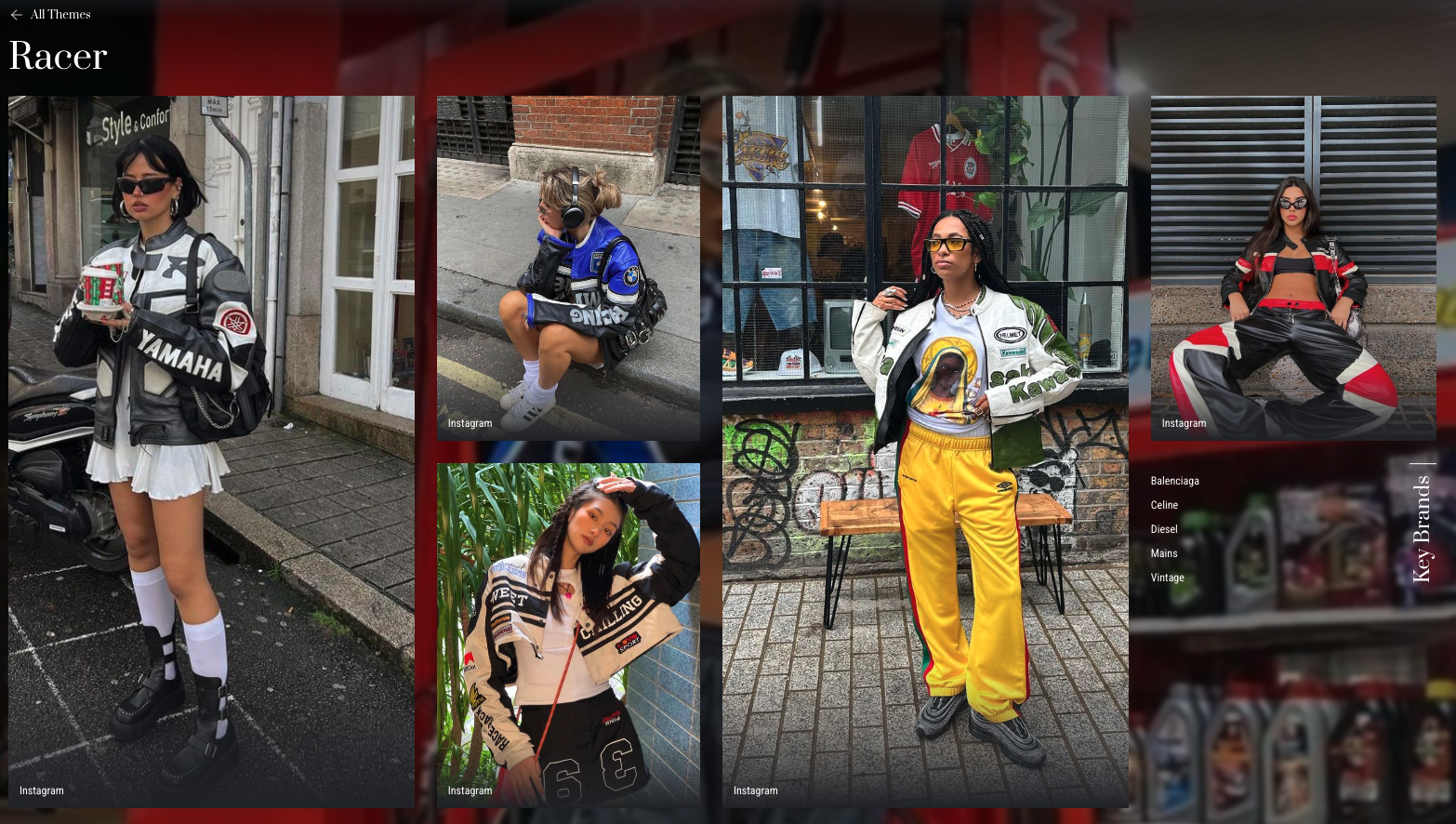 Racer fashion với tinh thần đua xe và phong cách đường phố hiện đại