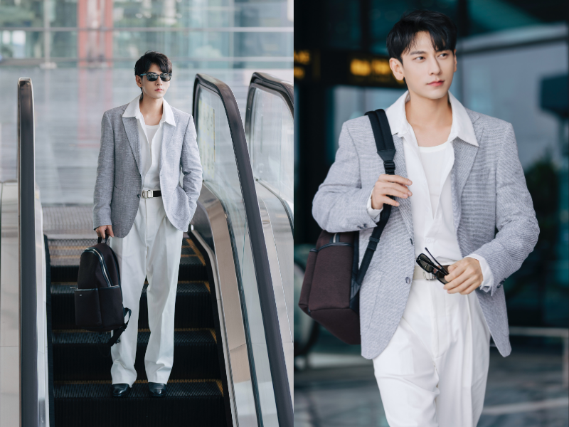 Isaac trong không gian thời trang cao cấp, thể hiện tinh thần lịch lãm của menswear
