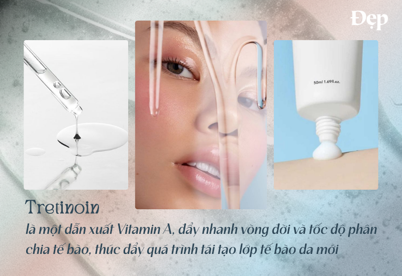Tretinoin là dẫn xuất của vitamin A