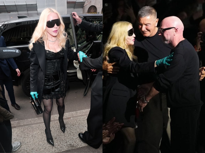 Madonna tại show diễn Dolce & Gabbana