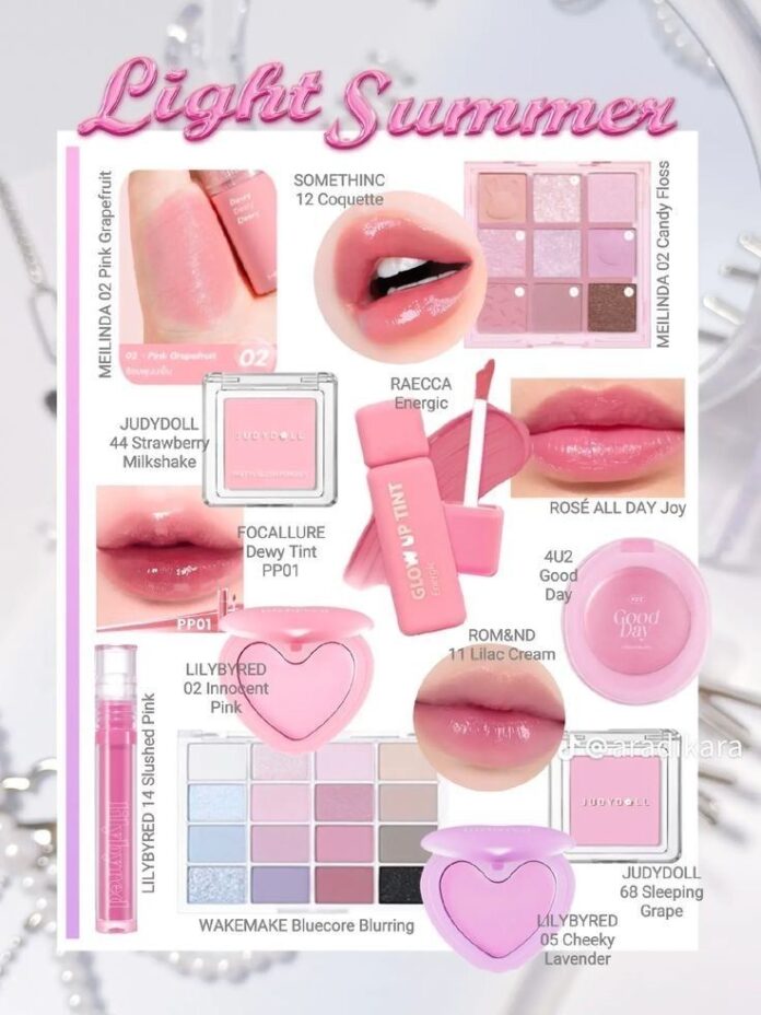 Light Summer makeup guide