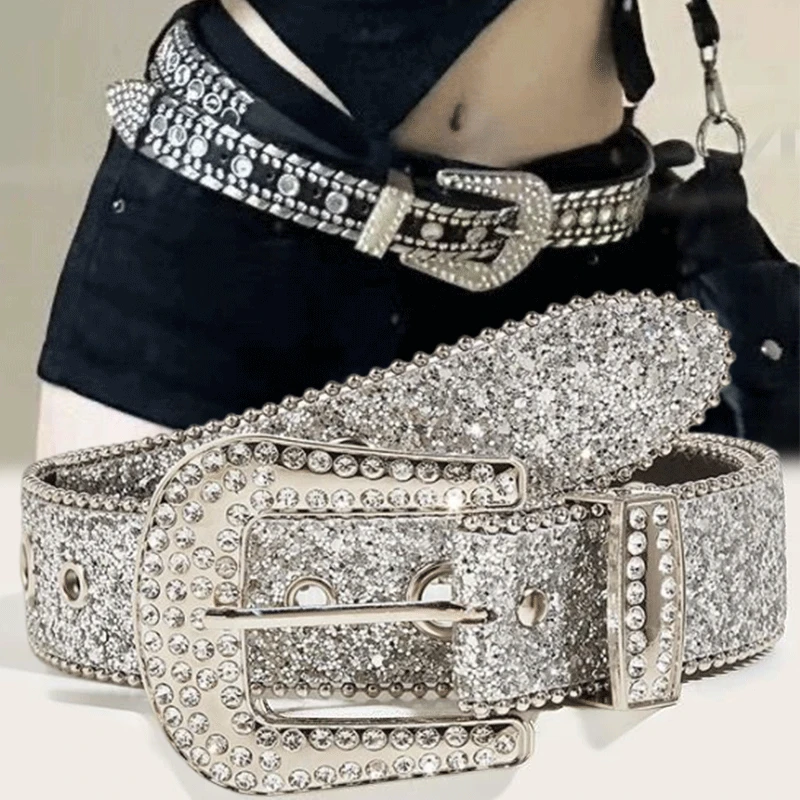 Phụ kiện kim loại bling-bling Y2K