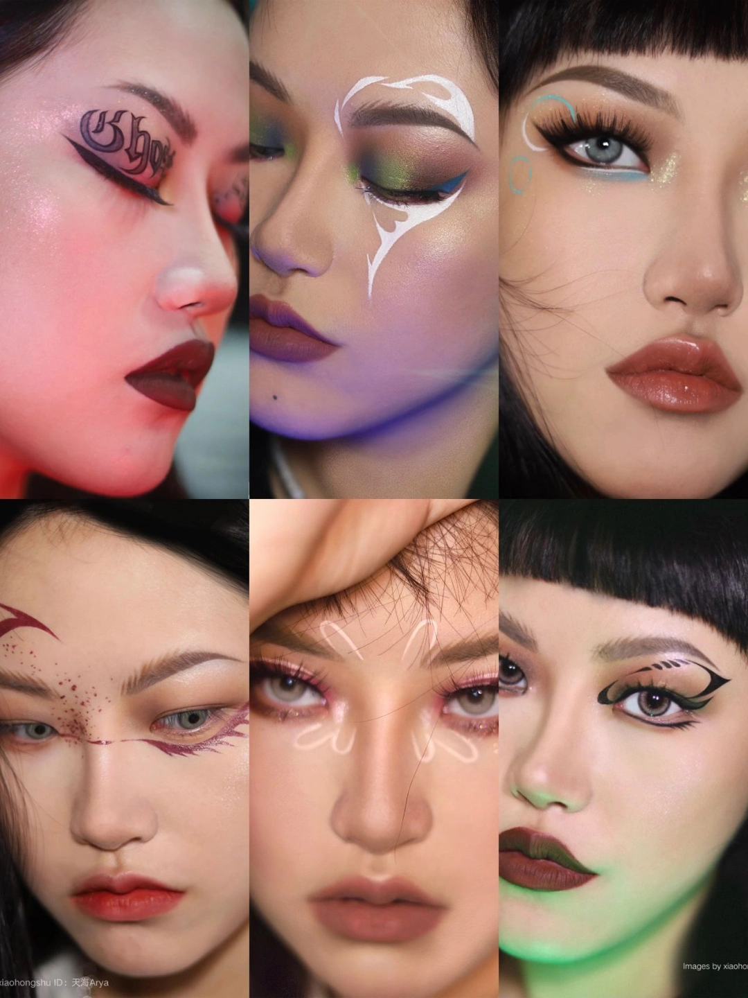 Đôi mắt với đường eyeliner nghệ thuật