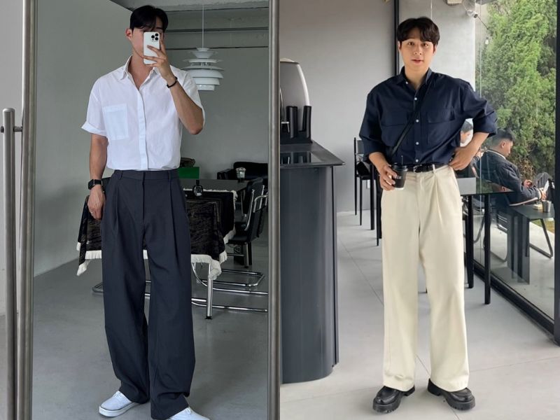 Áo sơ mi quần tây công sở